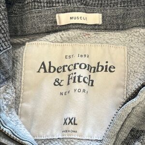 COPY - Abercrombie & Fitch Gray Zip-Up Hoodie XXL
